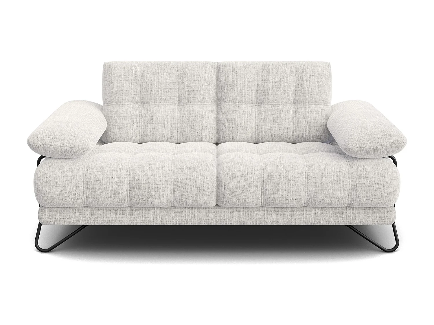 BUBBARA 2-Sitzer-Sofa, creme