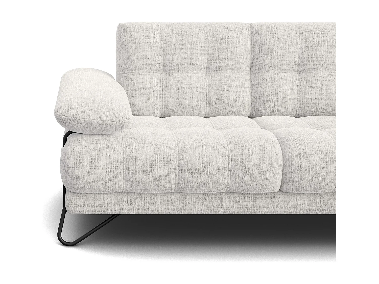 BUBBARA 2-Sitzer-Sofa, creme