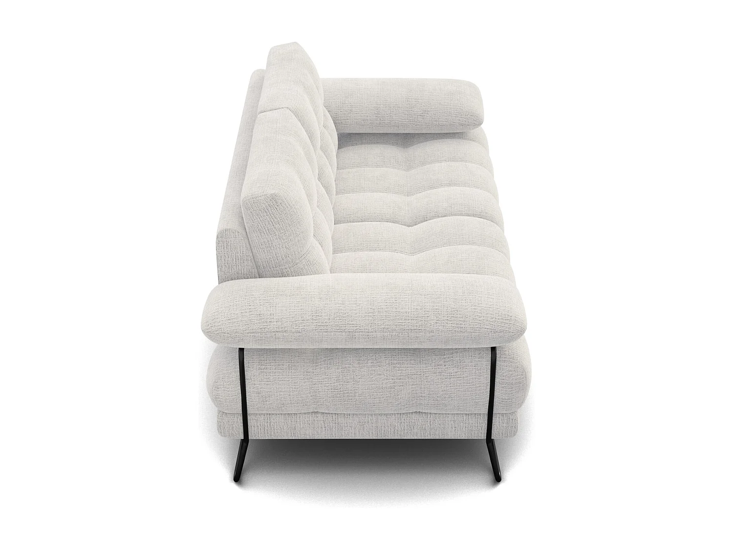 BUBBARA 2-Sitzer-Sofa, creme