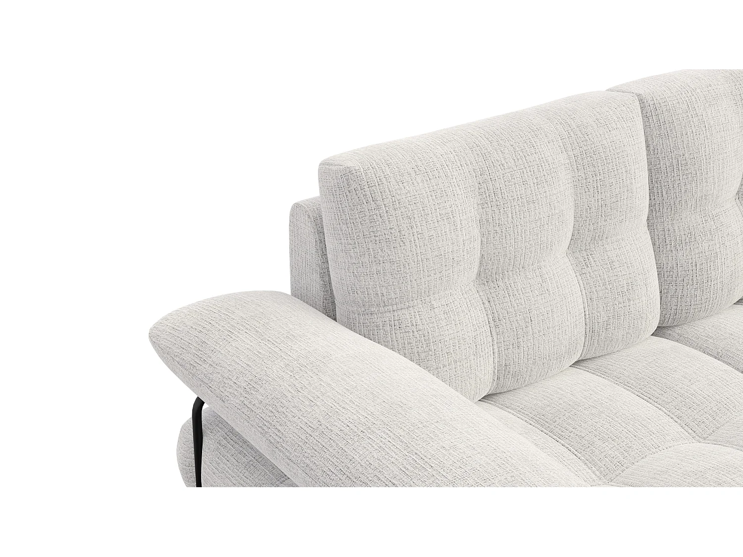 BUBBARA 2-Sitzer-Sofa, creme