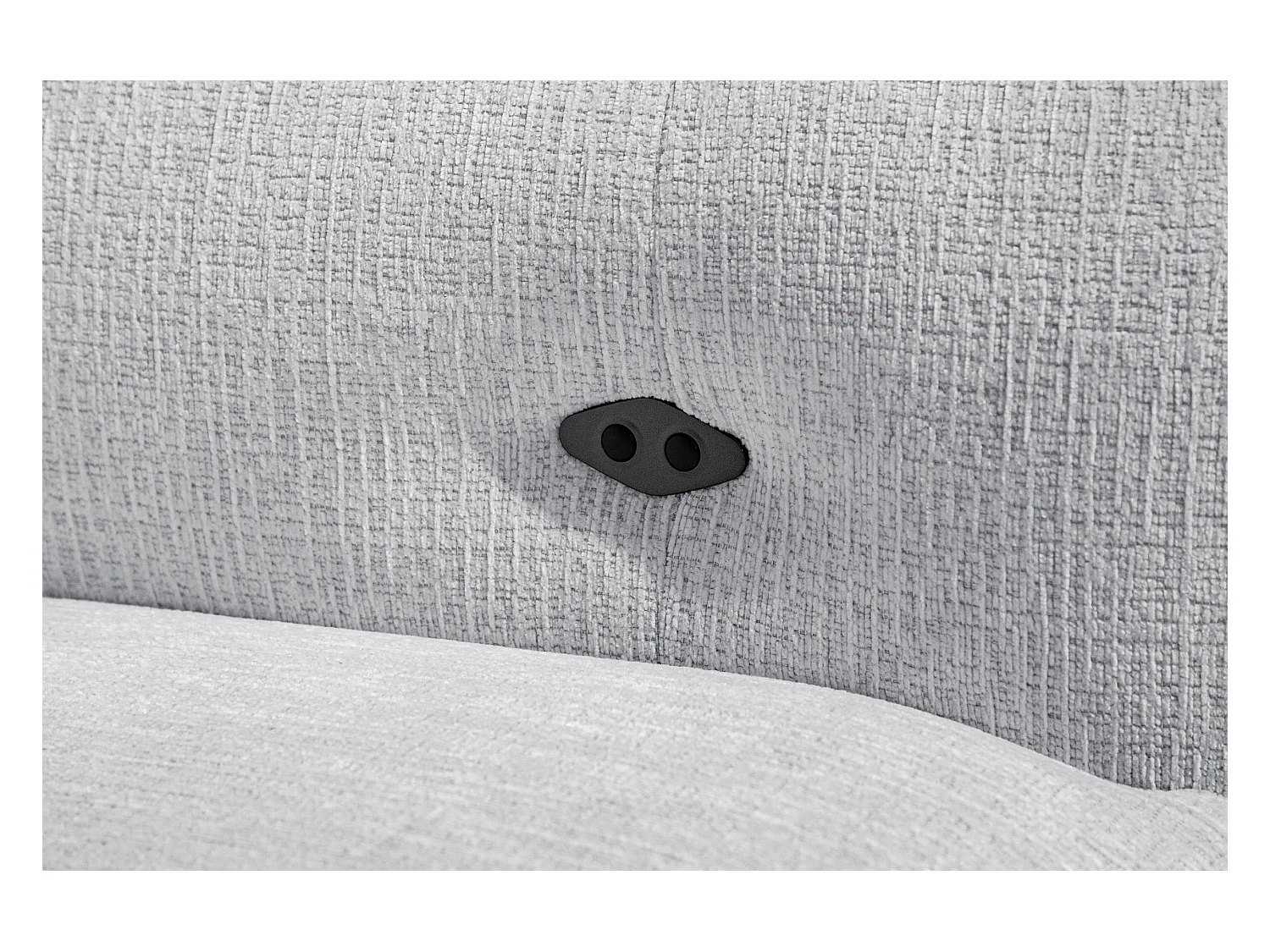 SVEN 3-Sitzer-Ecksofa, 1 Relax XL, verstellbare Kopfstützen, hellgrau