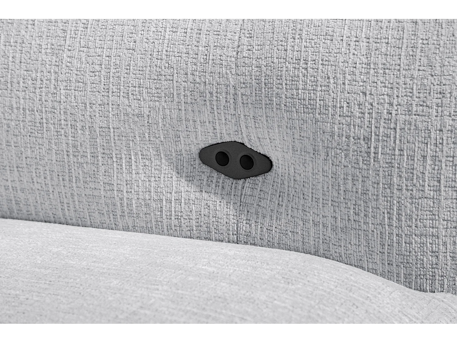 SVEN 3-Sitzer-Ecksofa, 1 Relax XL, verstellbare Kopfstützen, hellgrau