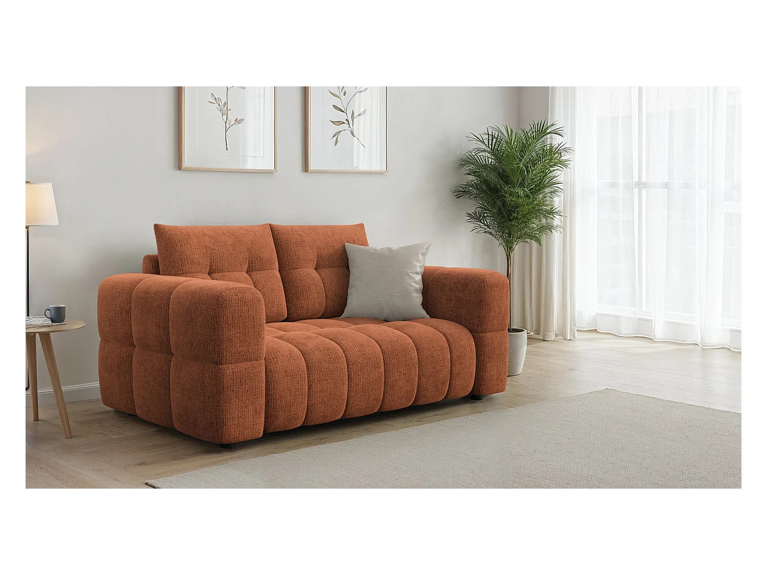 CANAPE CLOUDI 2 places, orange