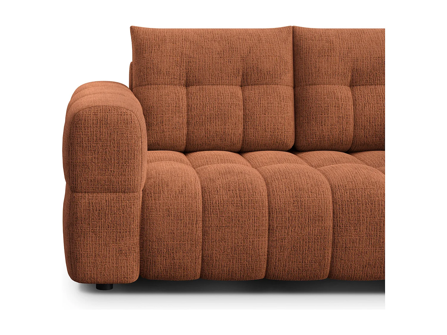 CLOUDI 2-Sitzer-Sofa, rostrot