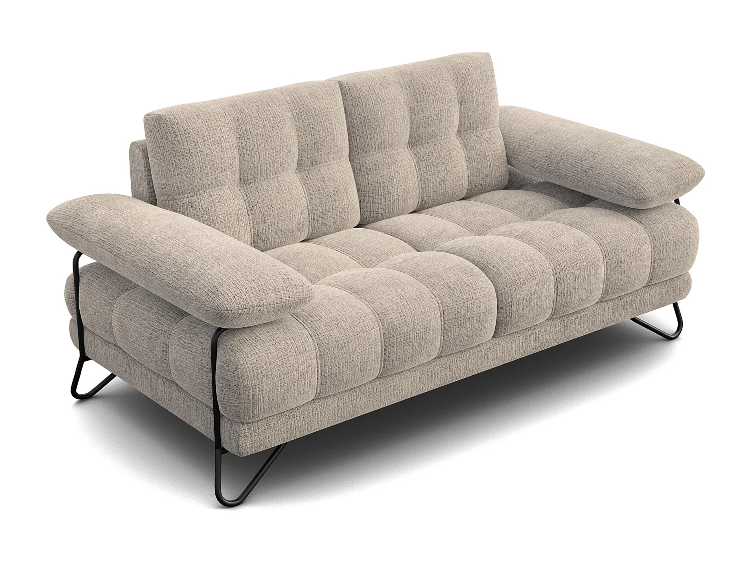 CANAPE BUBBARA 2 places, beige