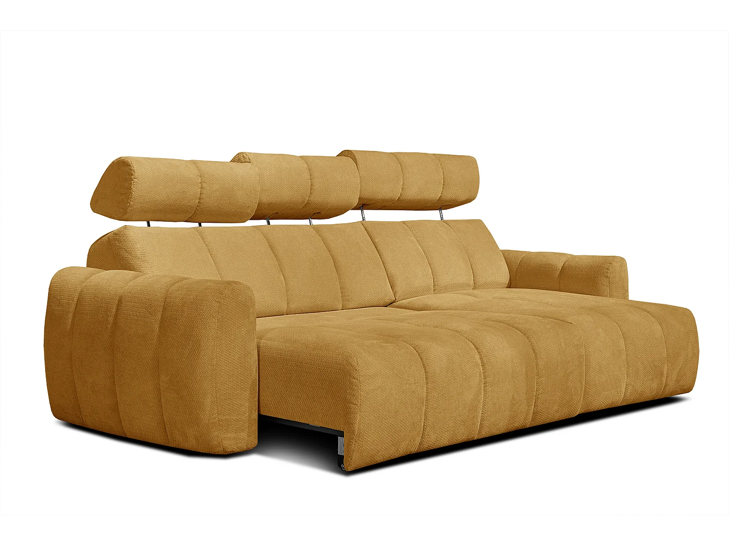 CANAPÉ D'ANGLE KIMI 3 places, tissu