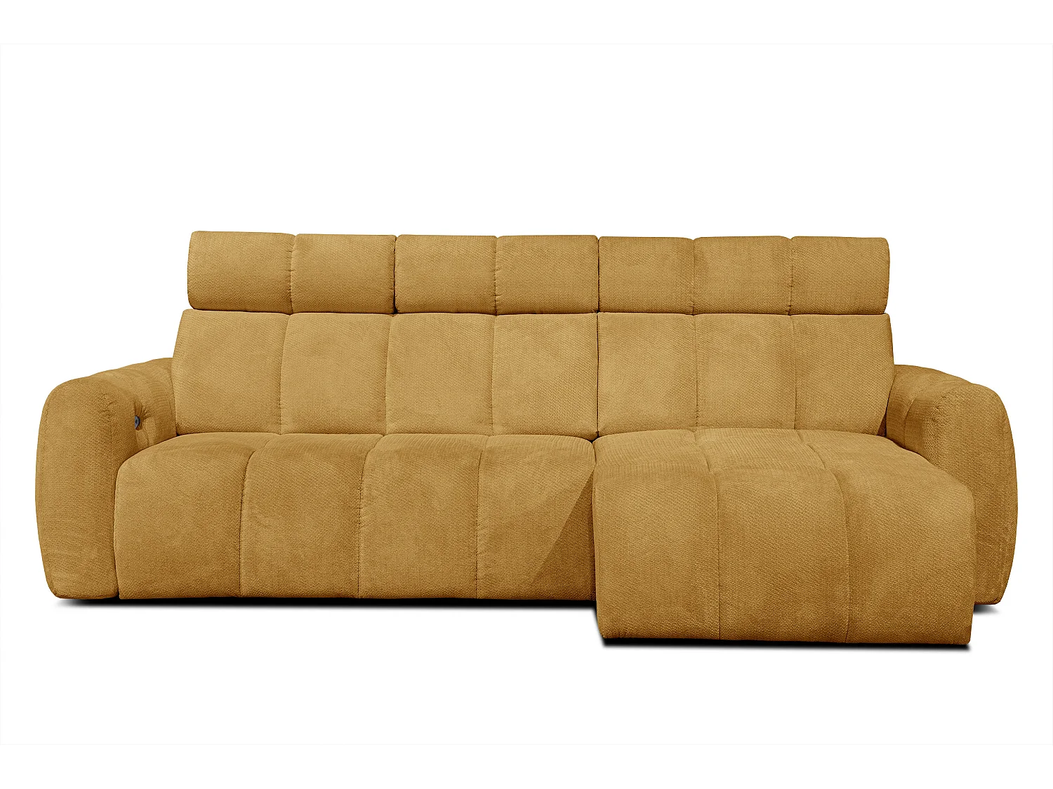 CANAPÉ D'ANGLE KIMI 3 places, tissu