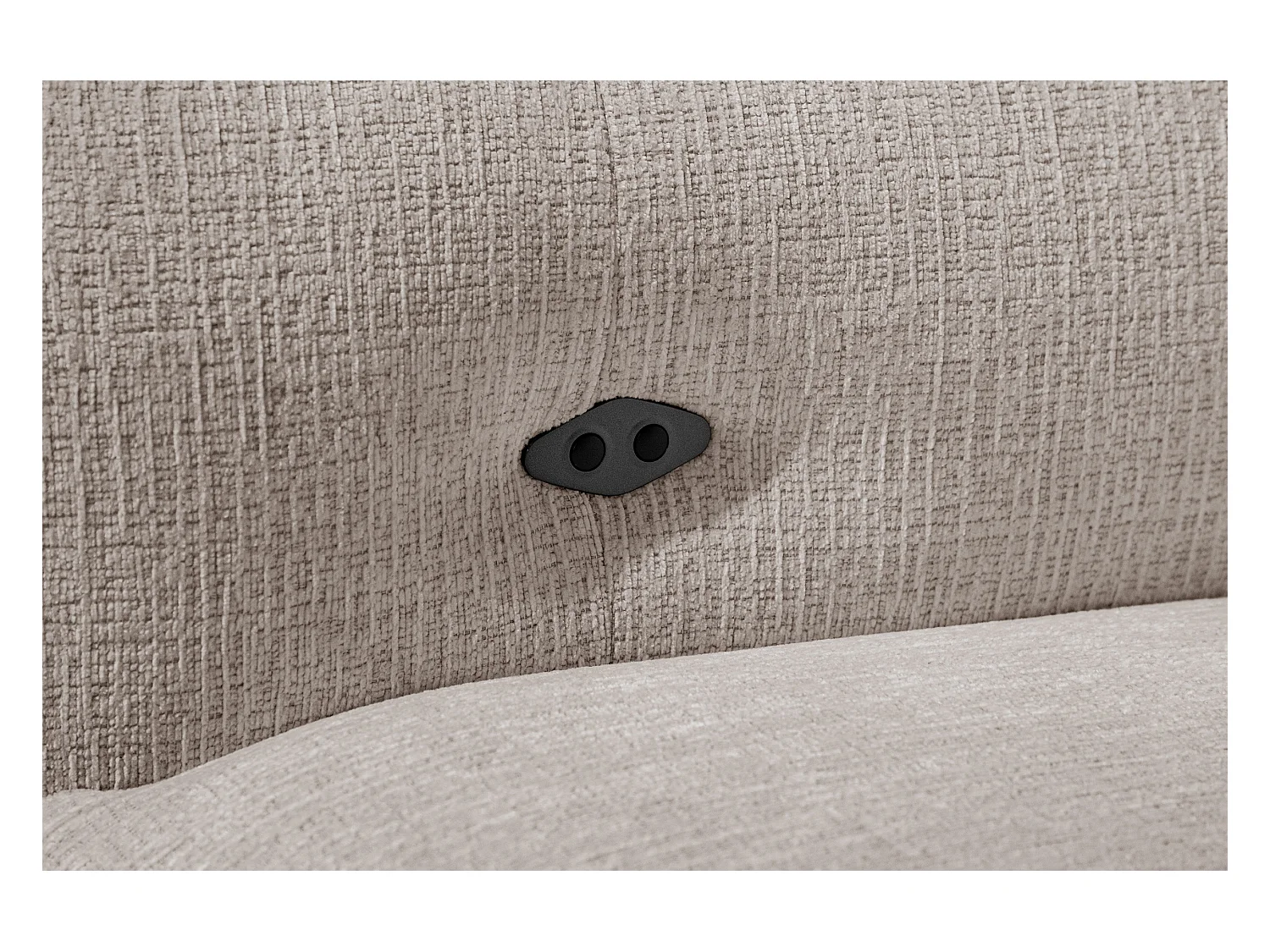 SVEN 3-Sitzer-Ecksofa, 1 Relax XL verstellbare Kopfstützen, beige