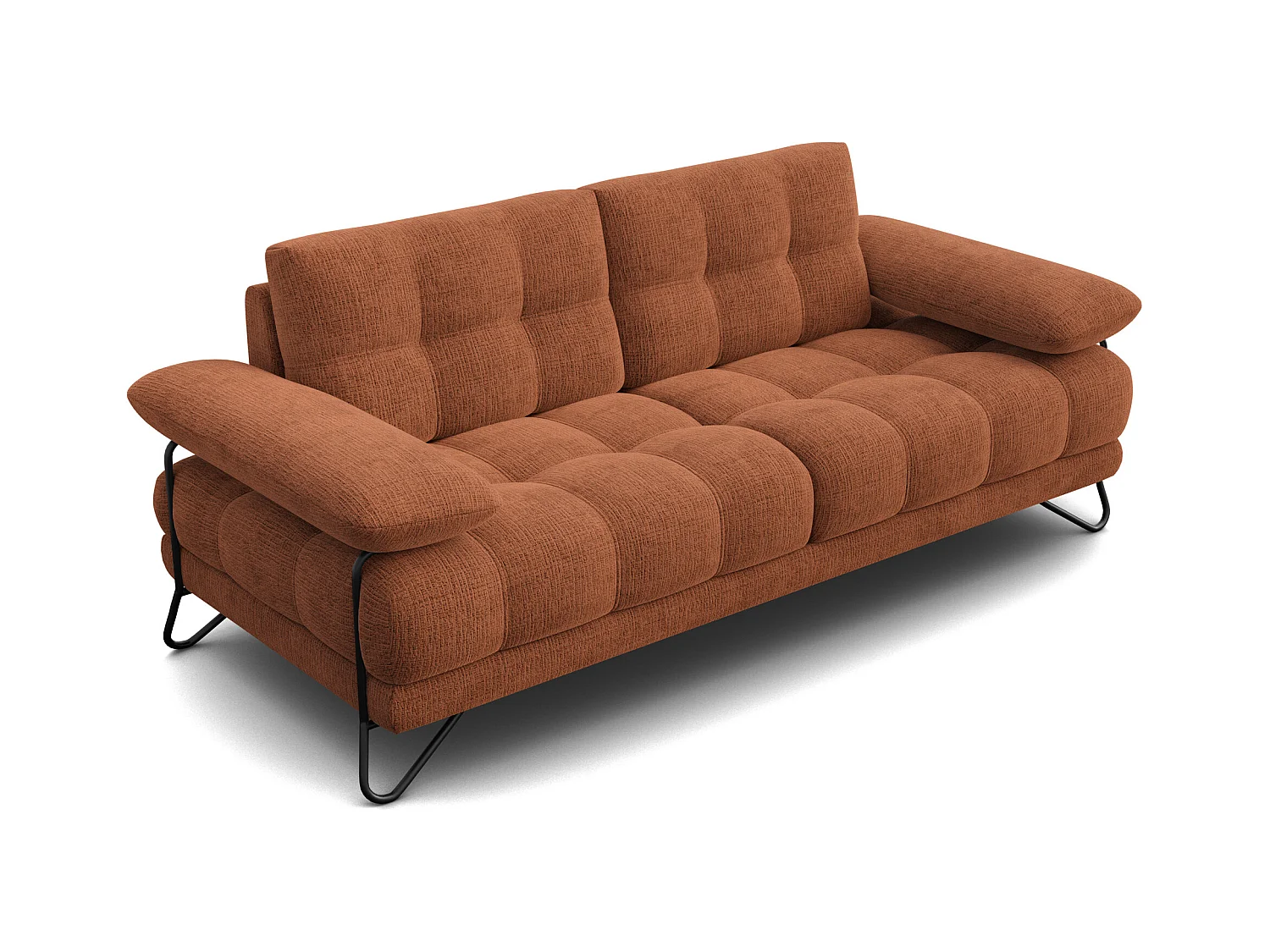 CANAPE BUBBARA 2,5 places, orange