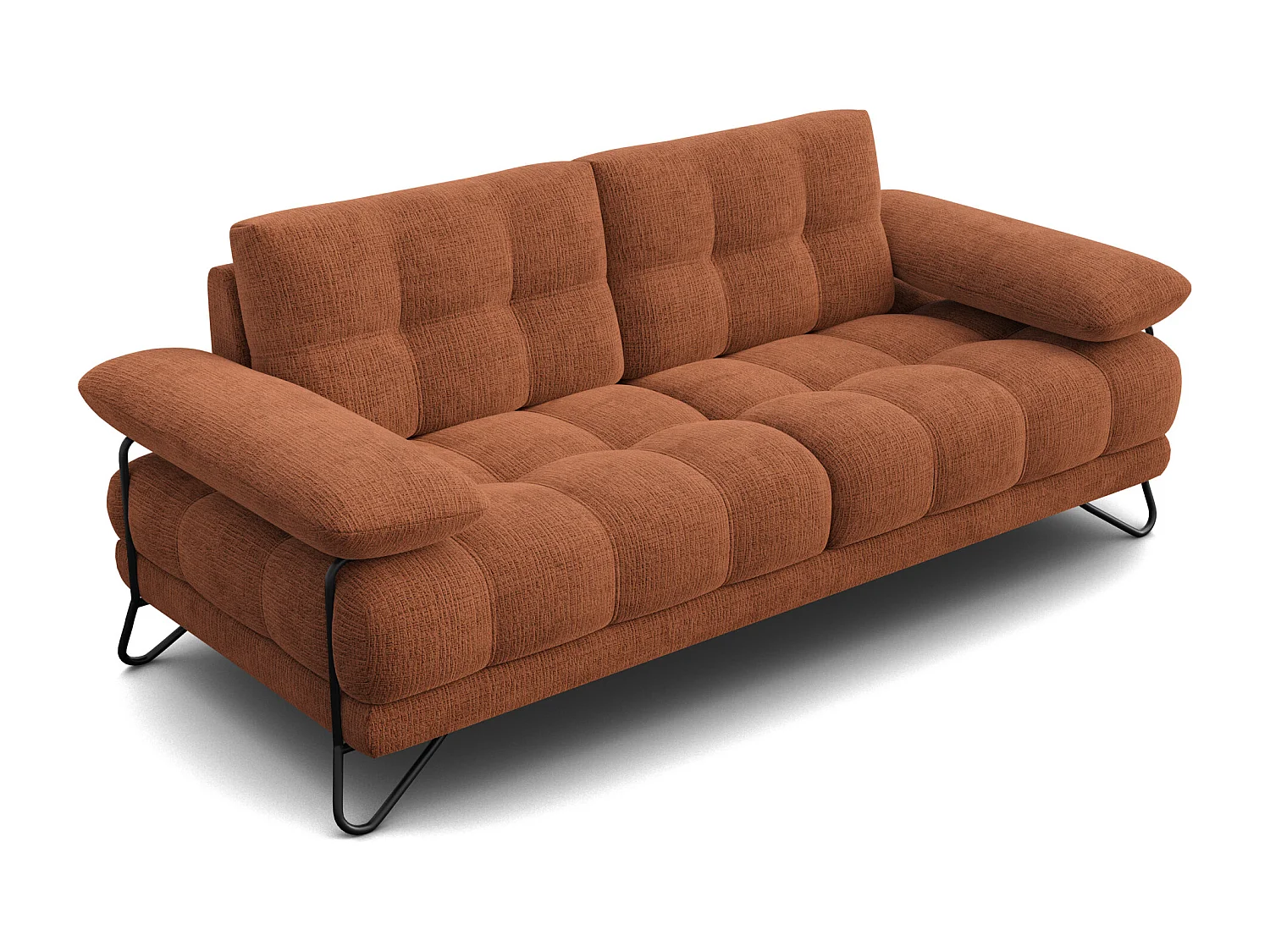 CANAPE BUBBARA 2,5 places, orange