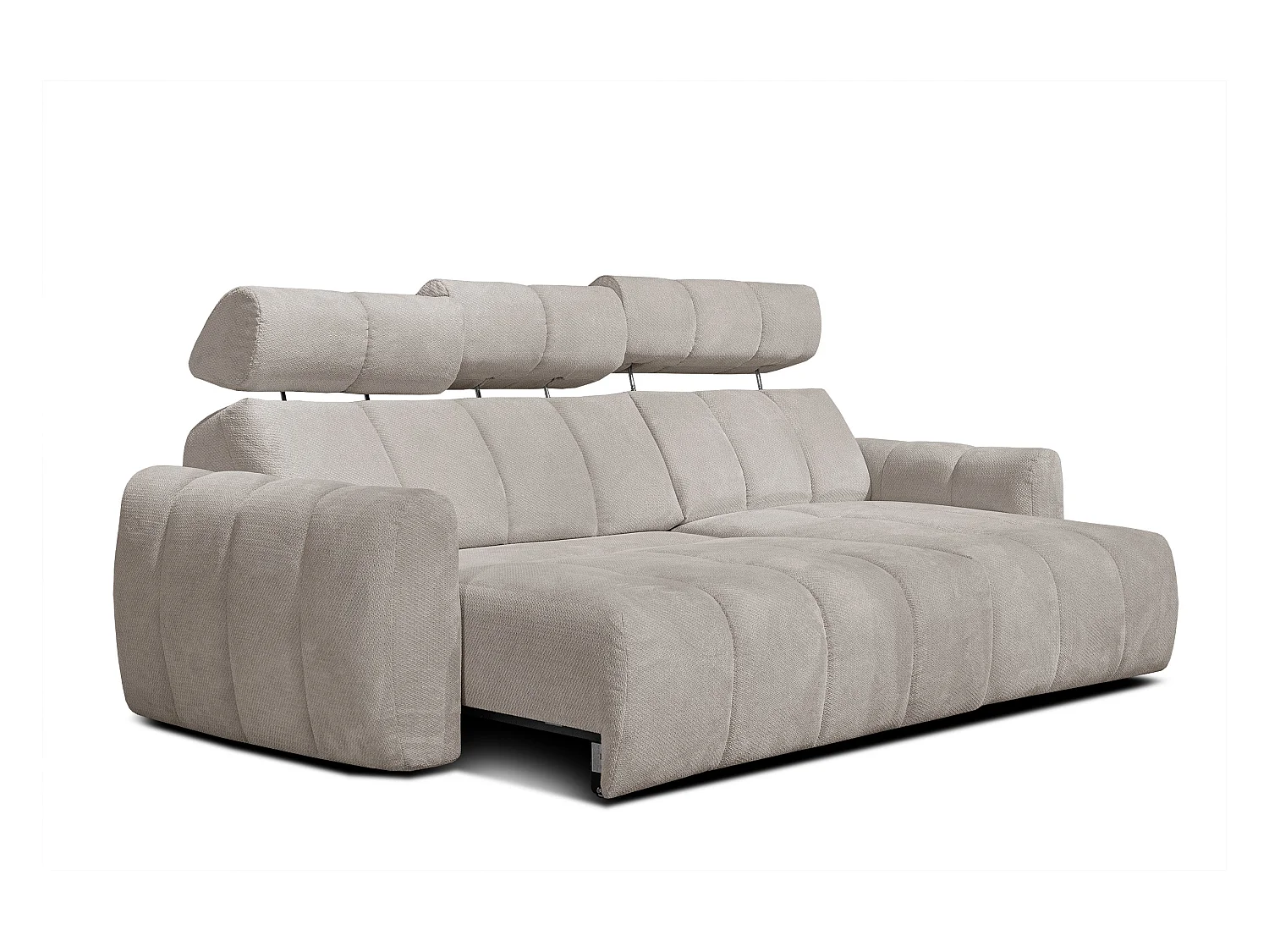 CANAPÉ D'ANGLE KIMI 3 places, tissu