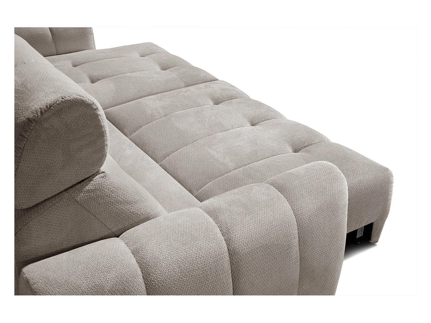 CANAPÉ D'ANGLE KIMI 3 places, tissu