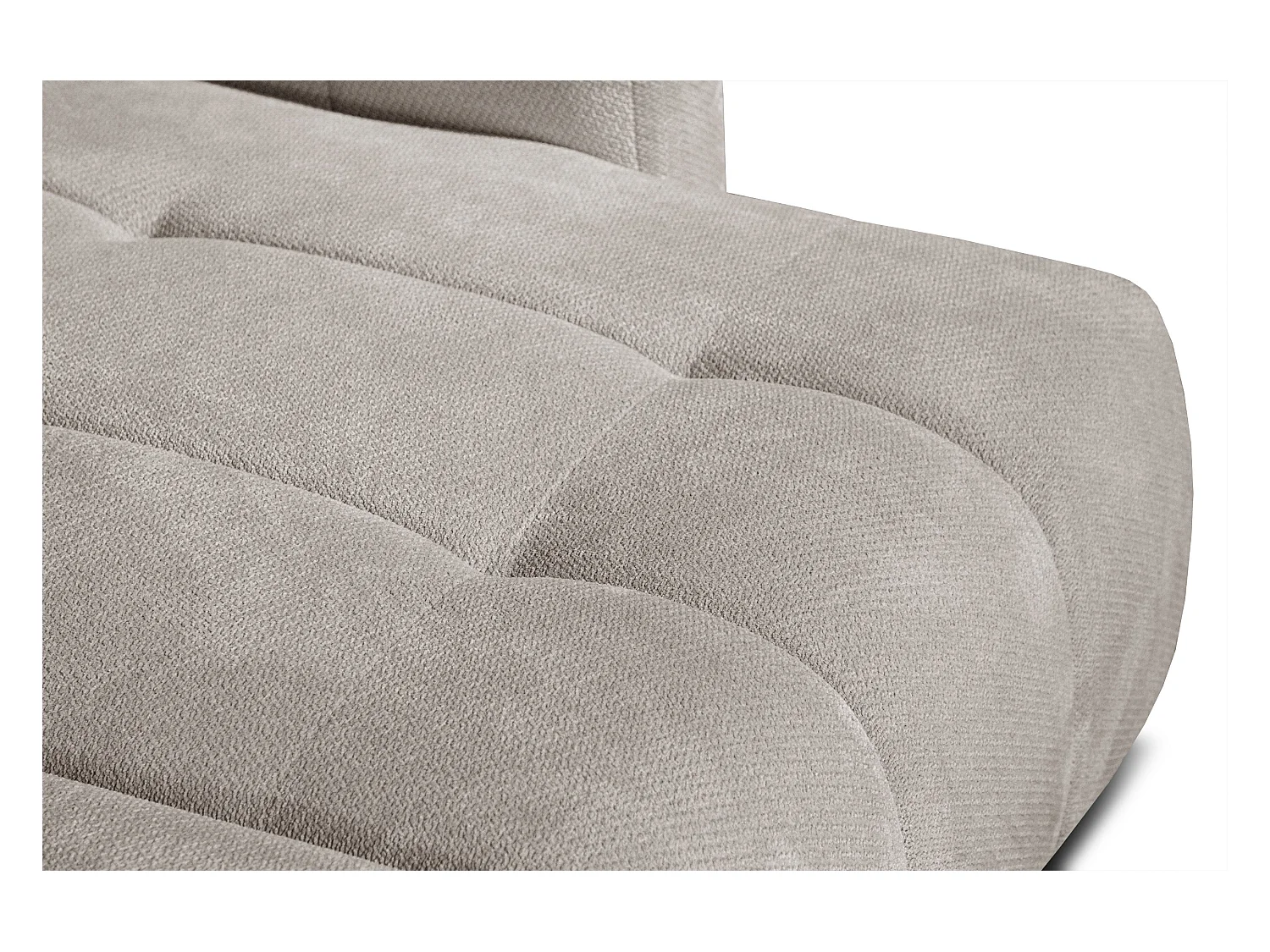 CANAPÉ D'ANGLE KIMI 3 places, tissu