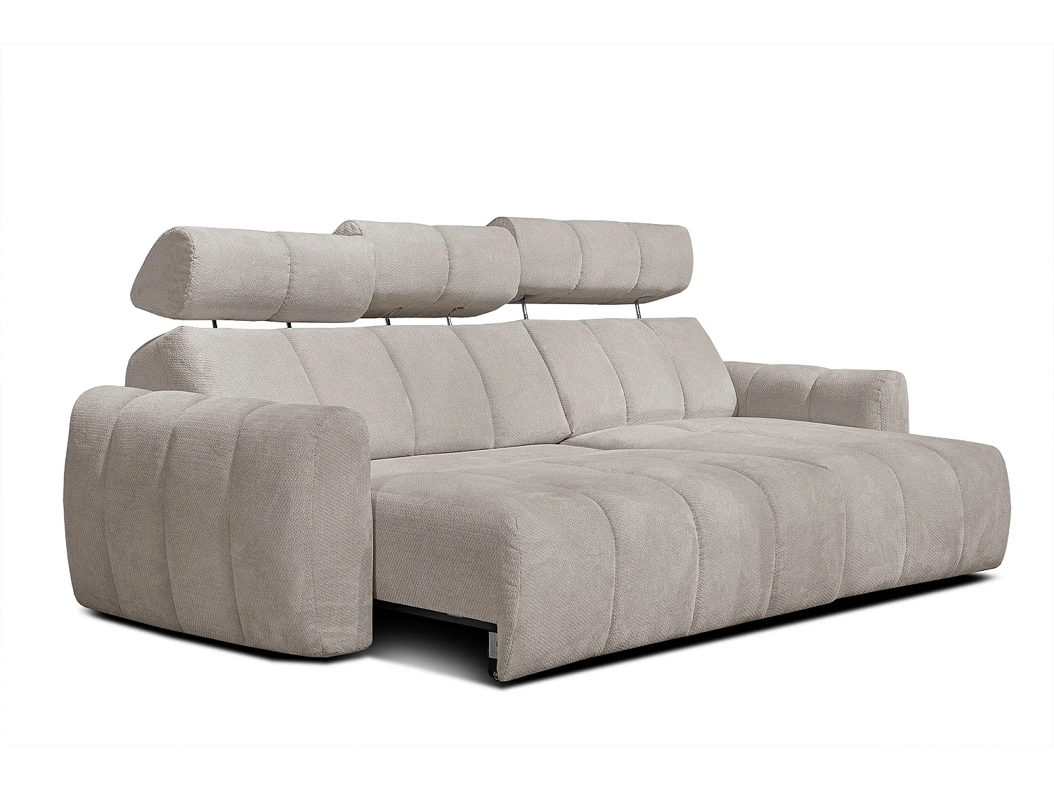 CANAPÉ D'ANGLE KIMI 3 places, tissu