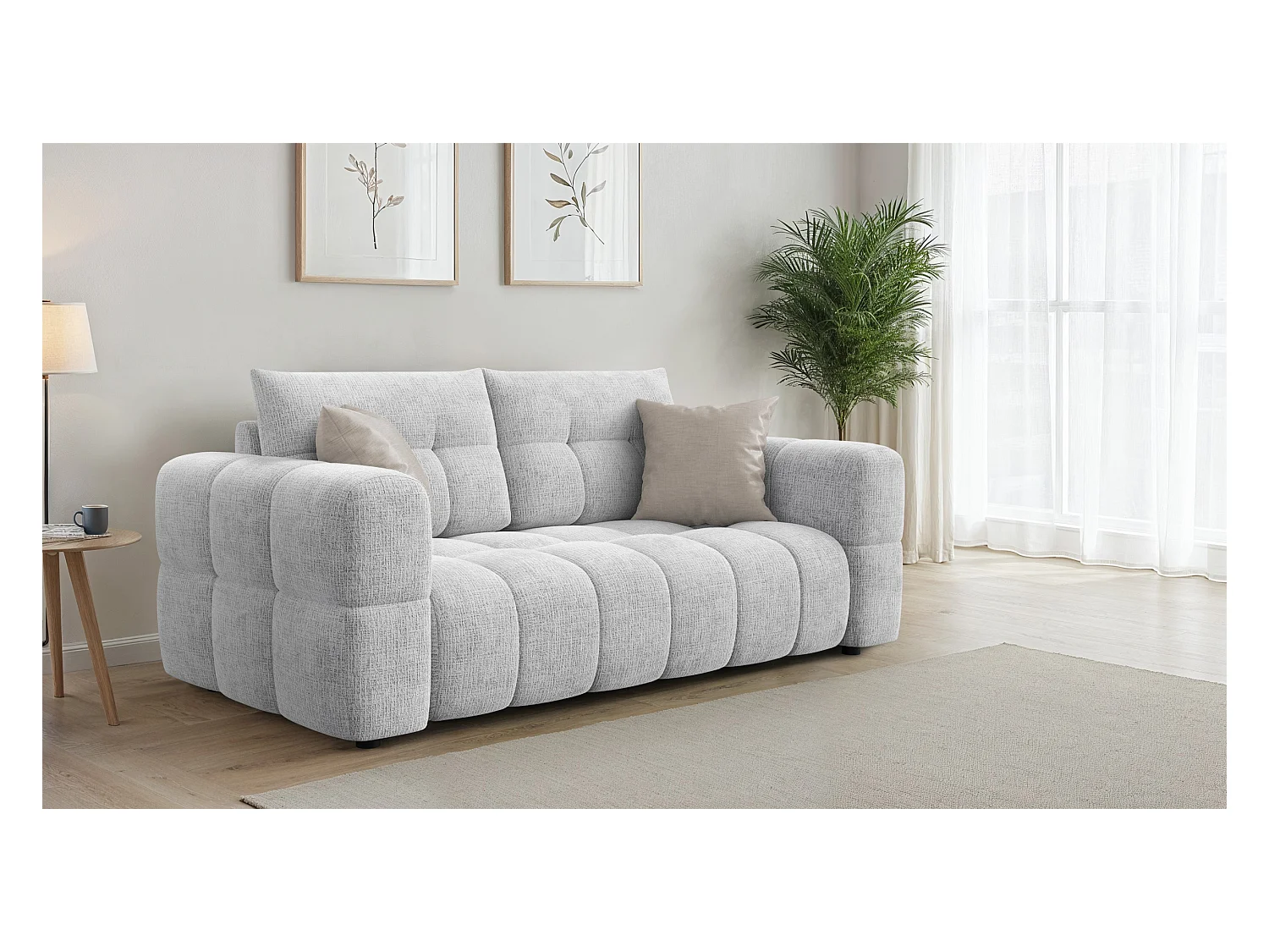 CANAPE CLOUDI 2,5 places, blanc