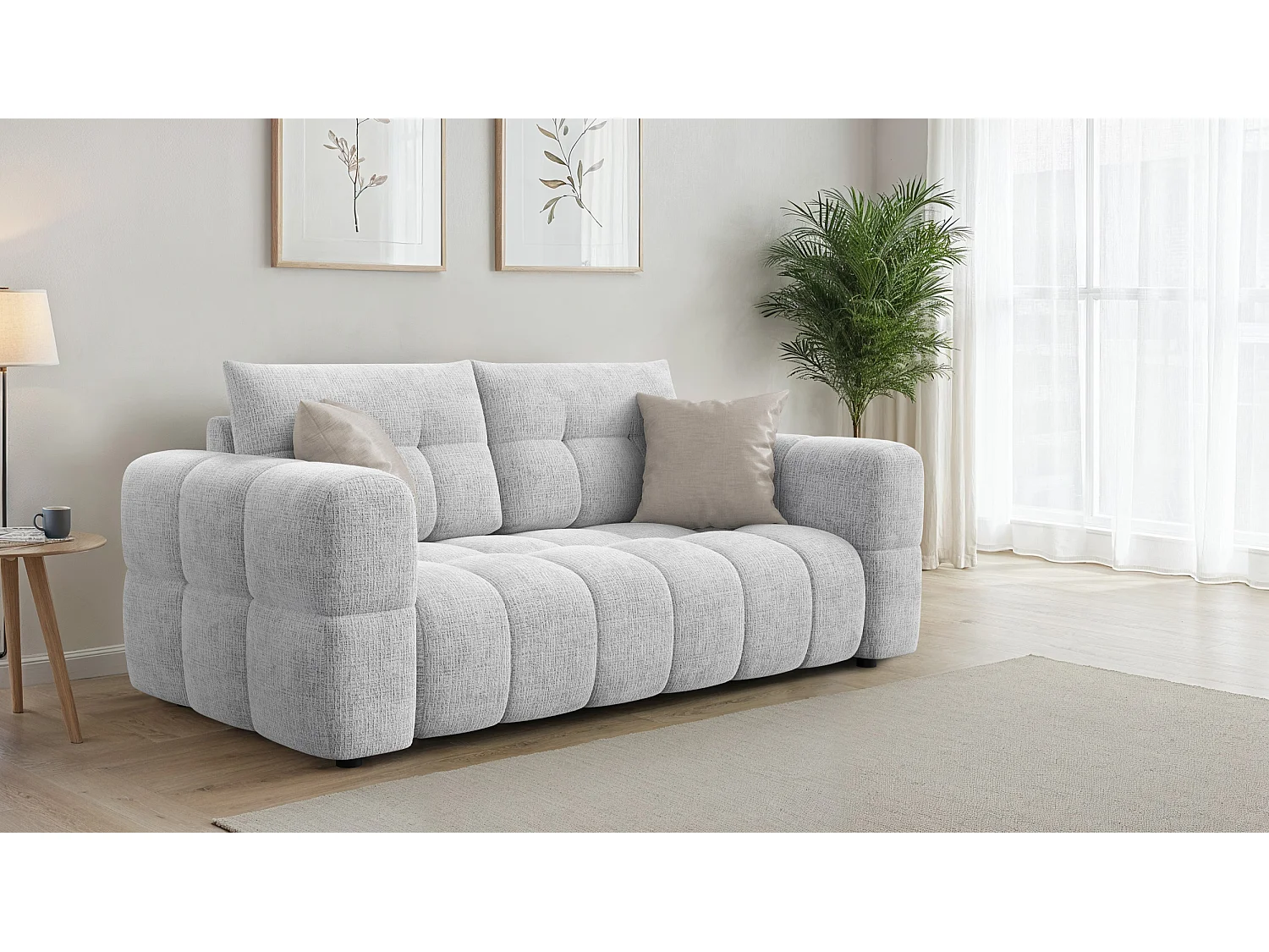 CLOUDI 2,5-Sitze-Sofa, hellgrau