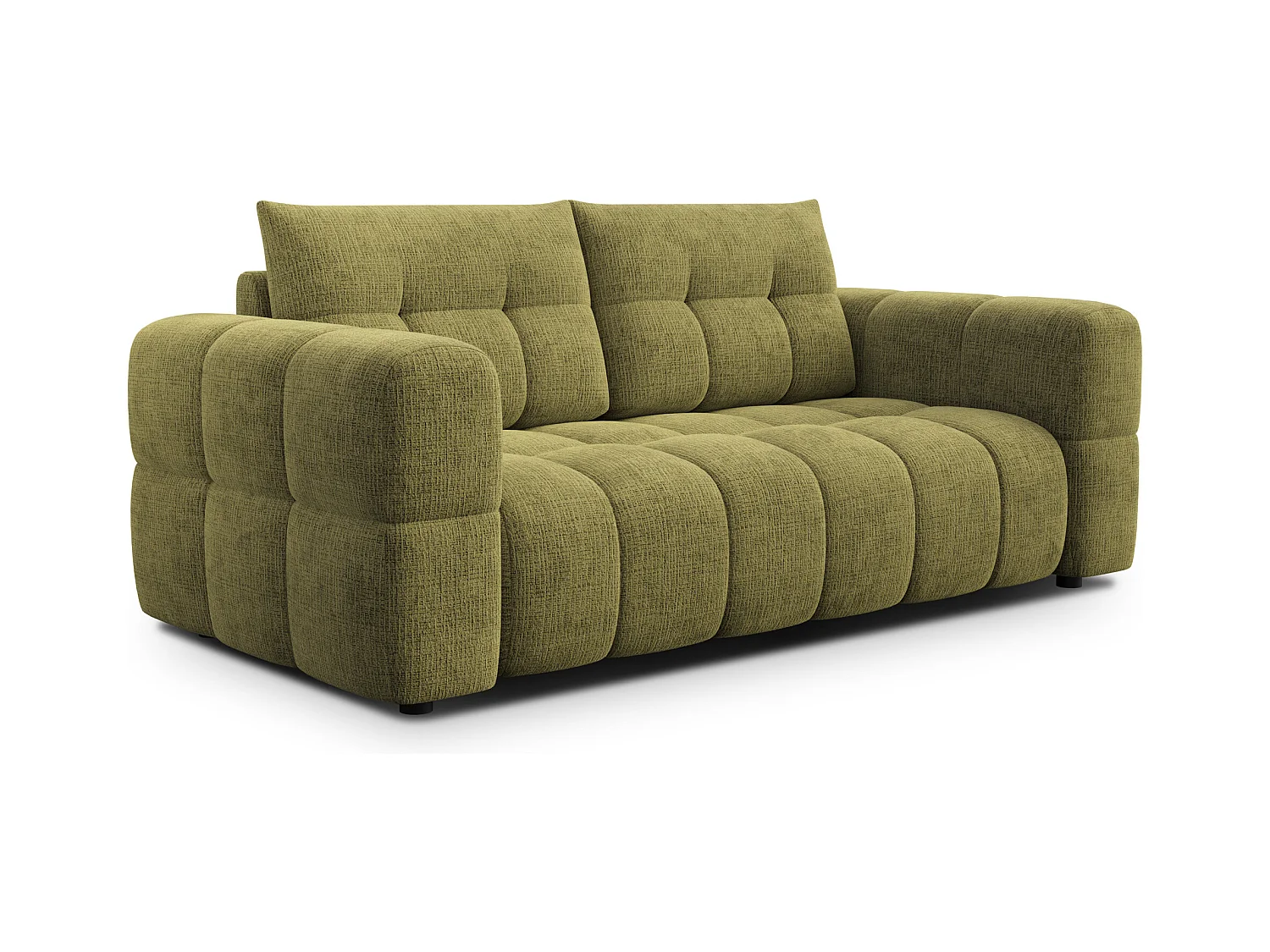 CANAPE CLOUDI 2,5 places, vert olive