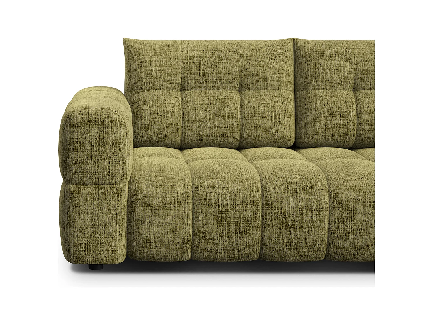 CANAPE CLOUDI 2,5 places, vert olive