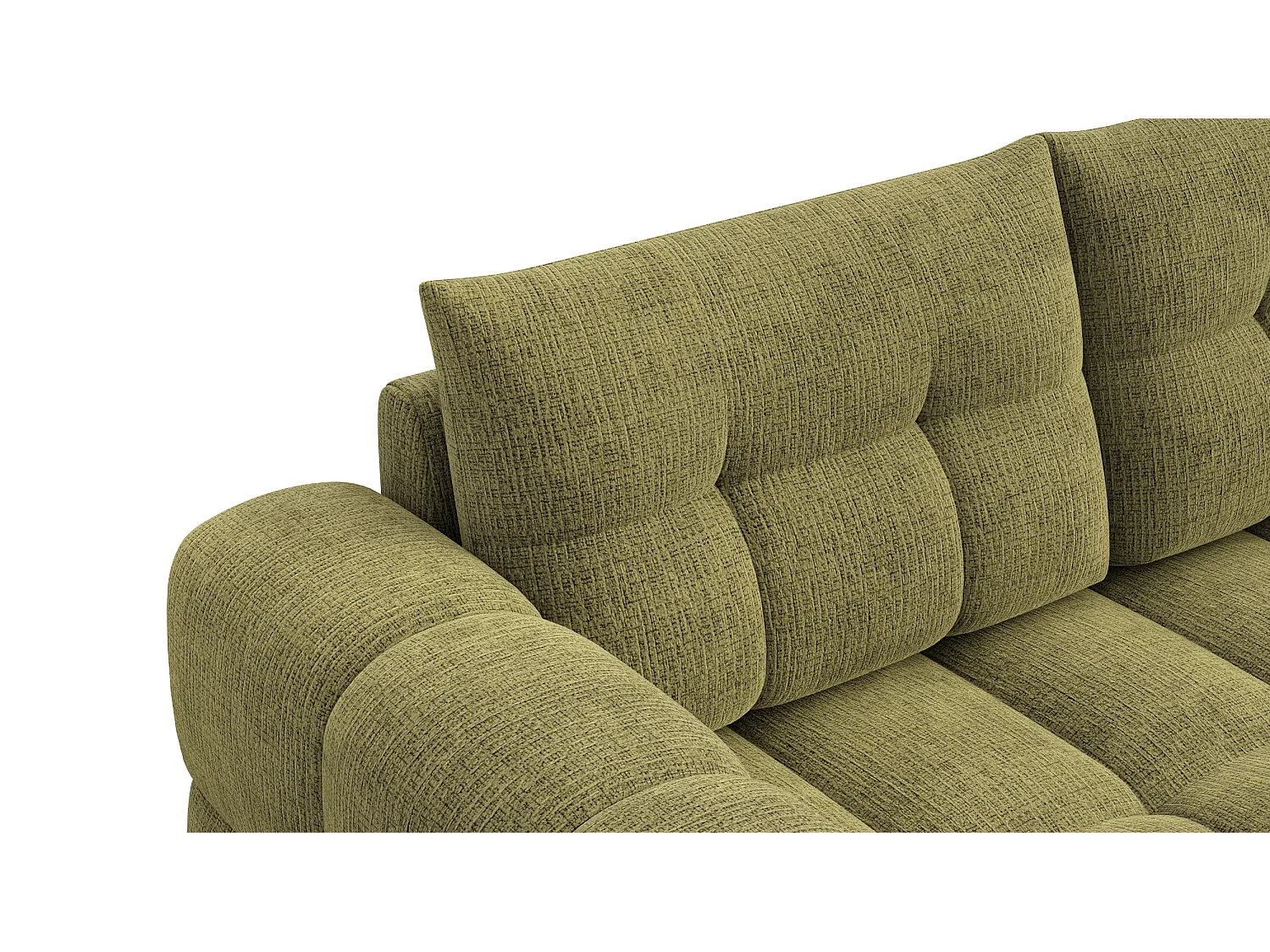 CLOUDI 2,5-Sitzer-Sofa, olivgrün