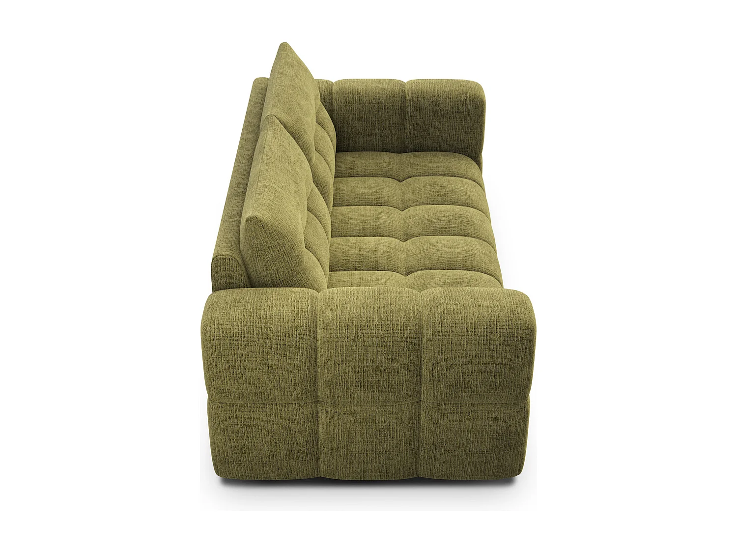 CLOUDI 2,5-Sitzer-Sofa, olivgrün