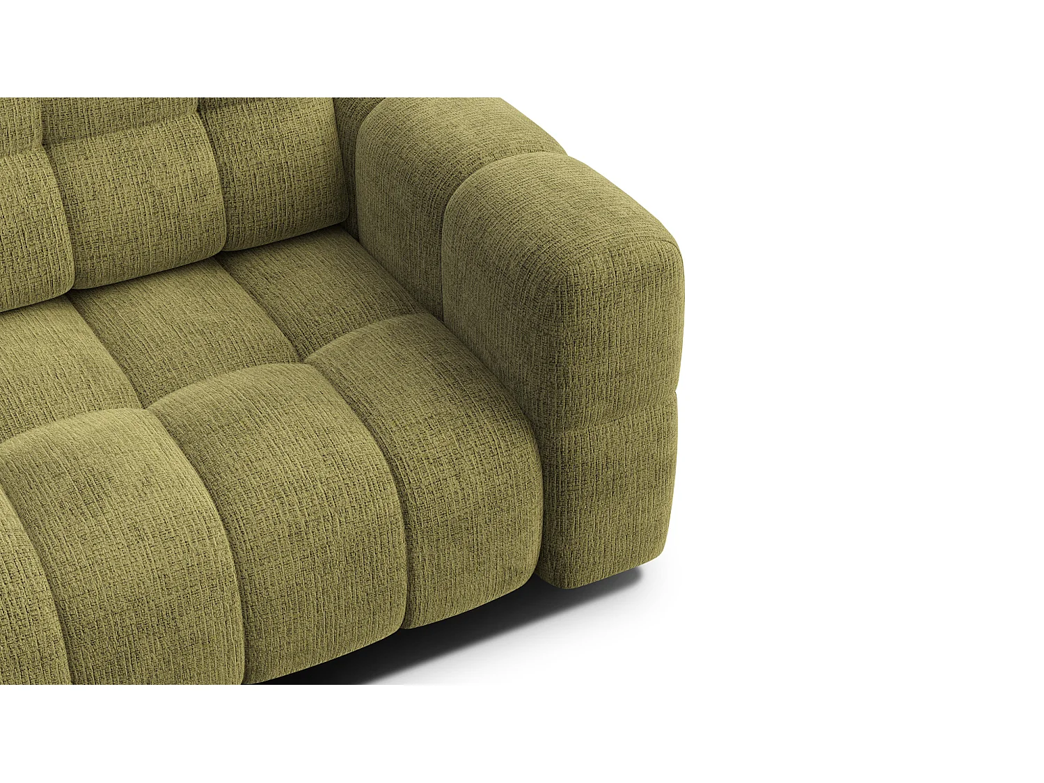 CLOUDI 2,5-Sitzer-Sofa, olivgrün