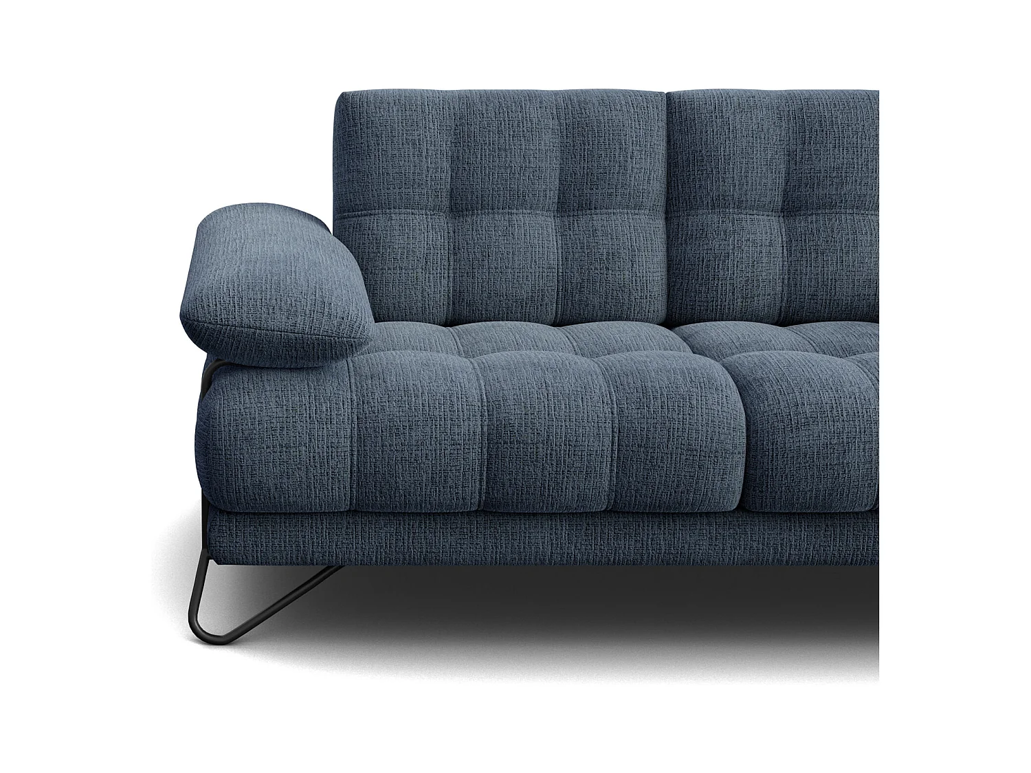 CANAPE BUBBARA 2 places, bleu marine