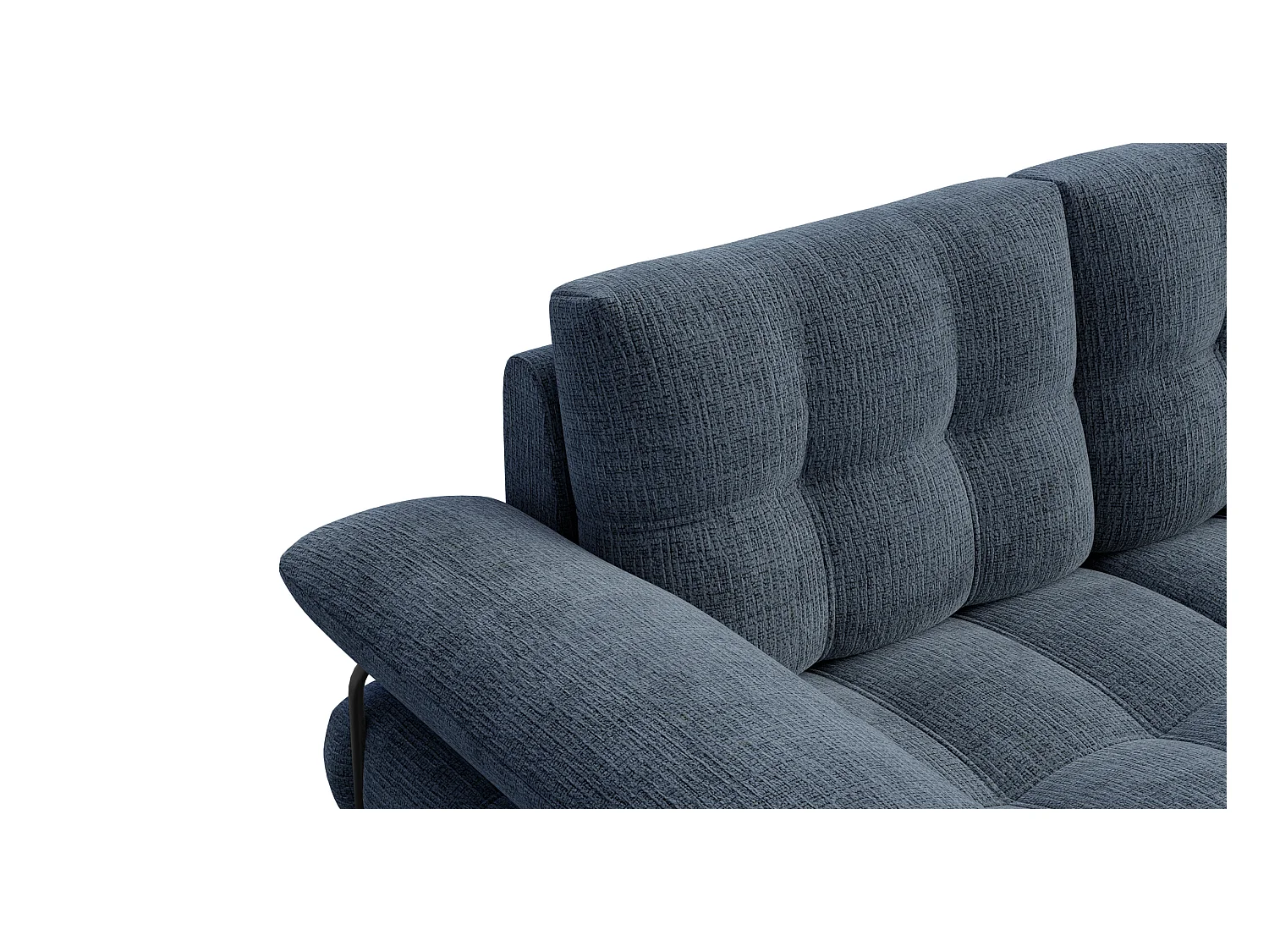 CANAPE BUBBARA 2 places, bleu marine