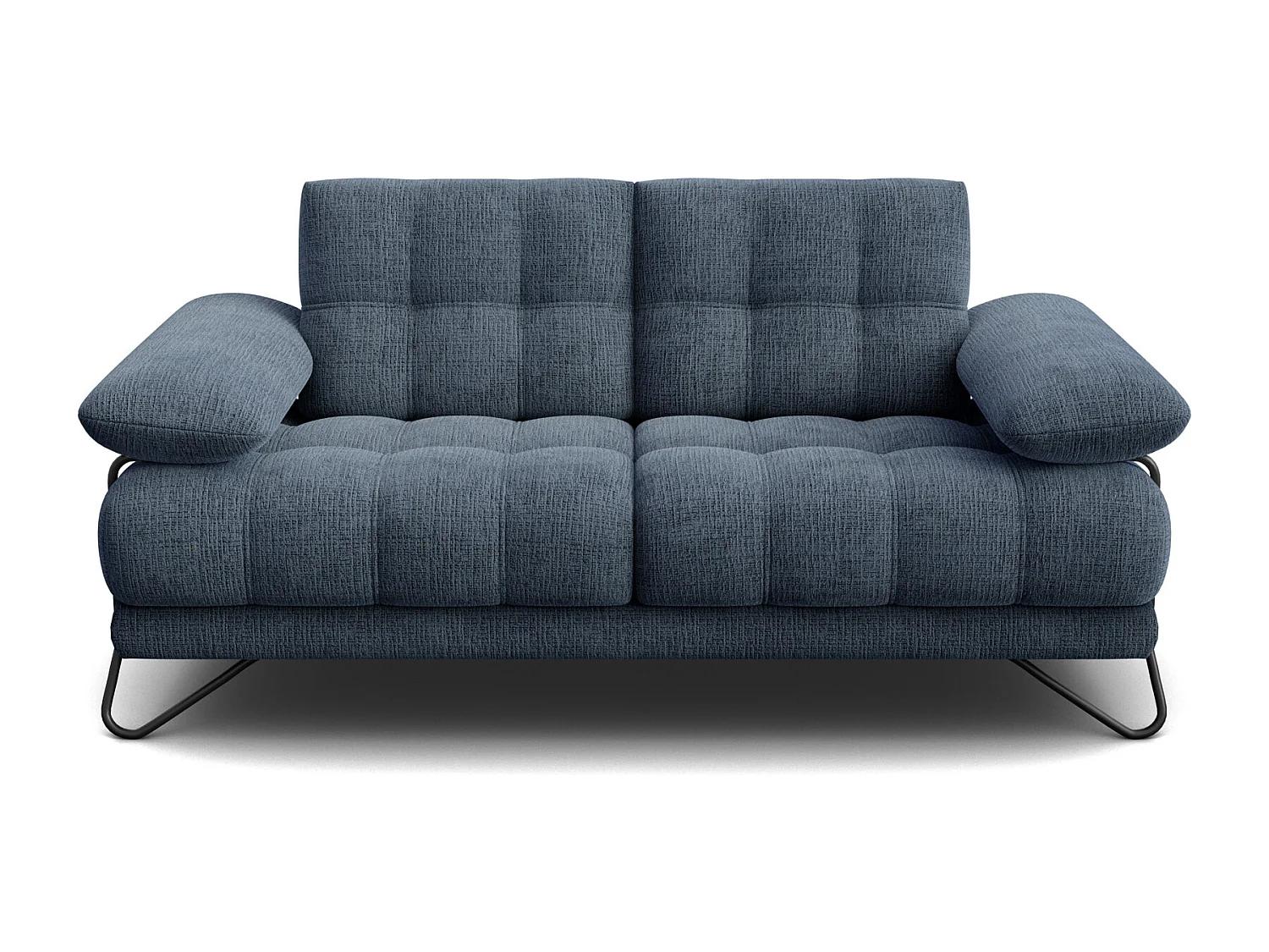 BUBBARA 2-Sitzer-Sofa, marineblau