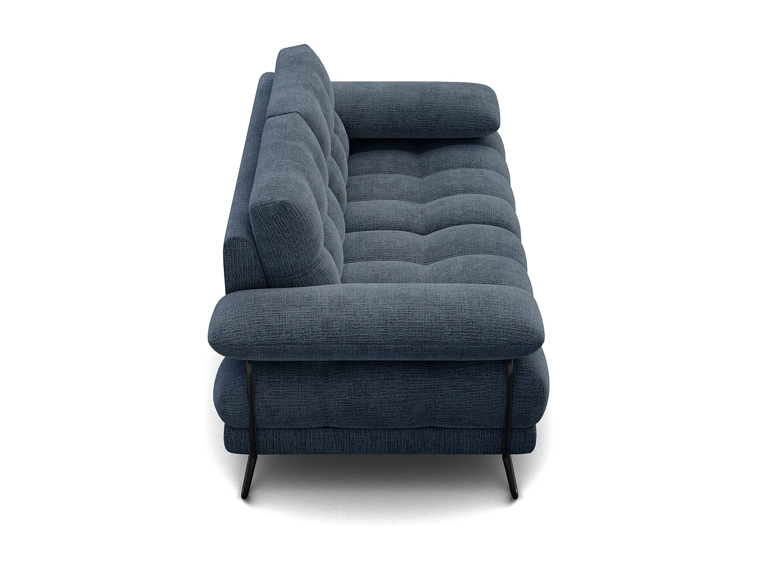 BUBBARA 2-Sitzer-Sofa, marineblau