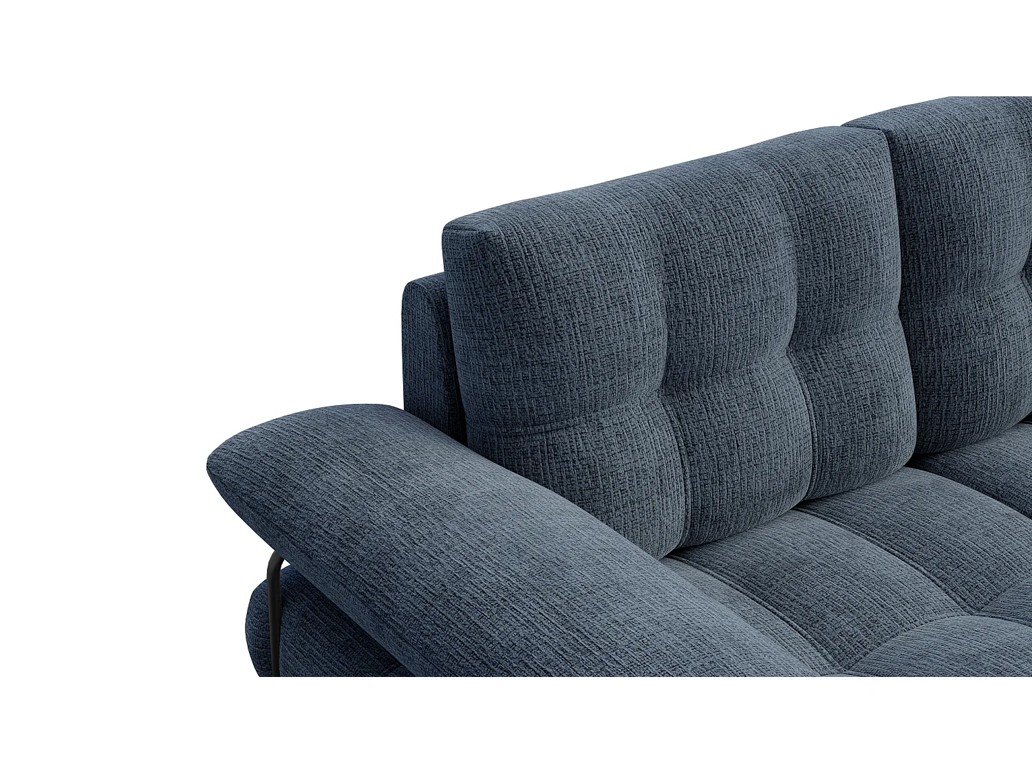 BUBBARA 2-Sitzer-Sofa, marineblau