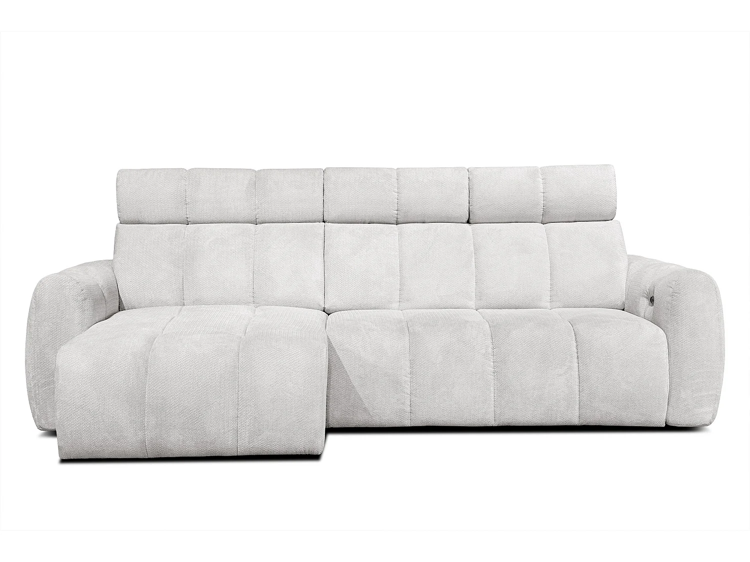 CANAPÉ D'ANGLE KIMI 3 places, tissu