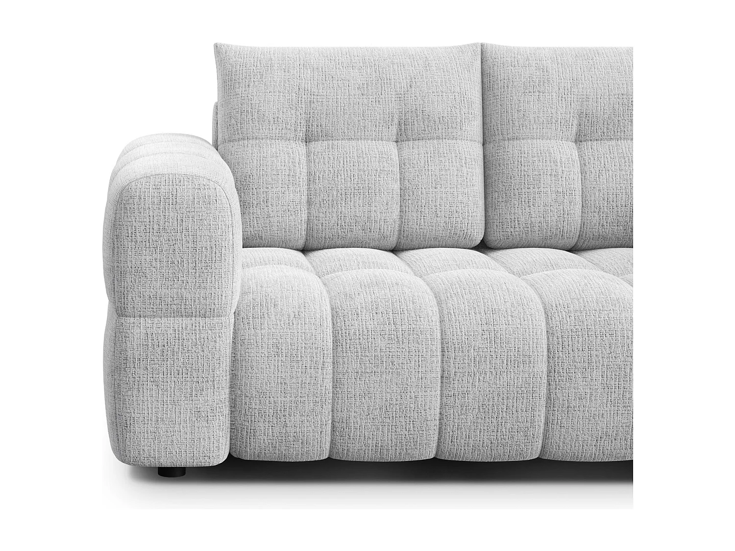 CLOUDI 2-Sitze-Sofa, hellgrau