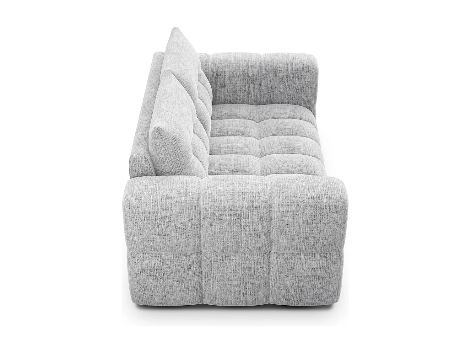 CLOUDI 2-Sitze-Sofa, hellgrau