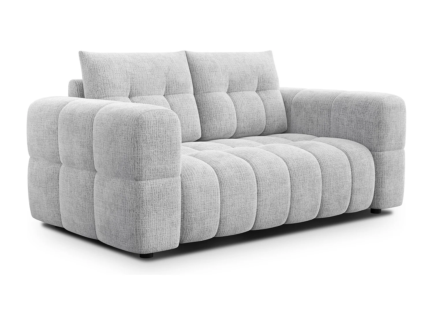 CLOUDI 2-Sitze-Sofa, hellgrau