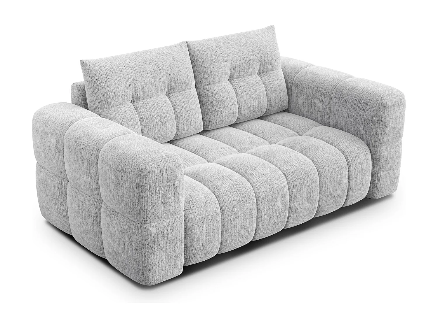 CLOUDI 2-Sitze-Sofa, hellgrau