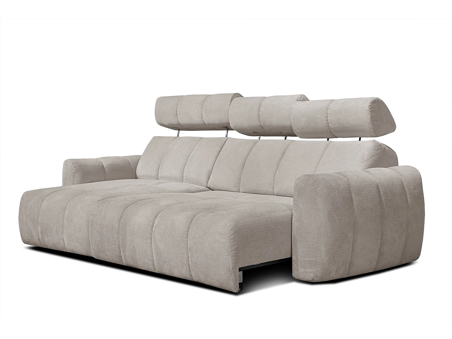 CANAPÉ D'ANGLE KIMI 3 places, tissu