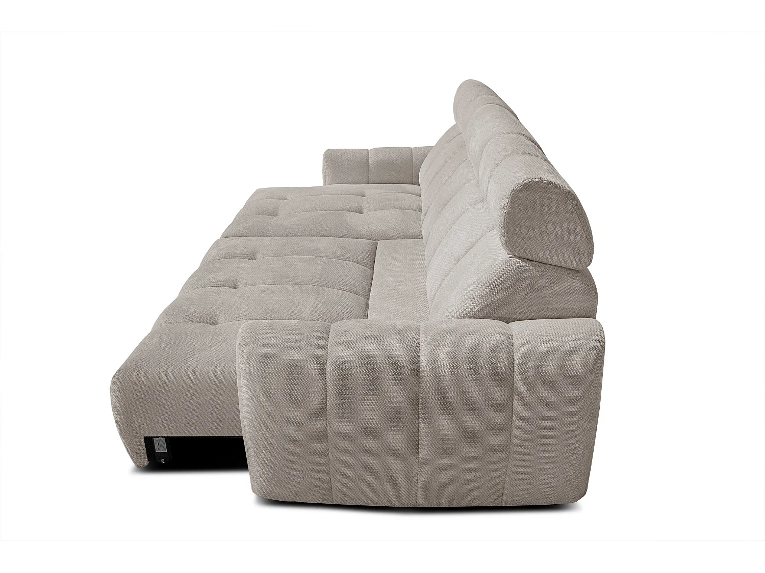 CANAPÉ D'ANGLE KIMI 3 places, tissu