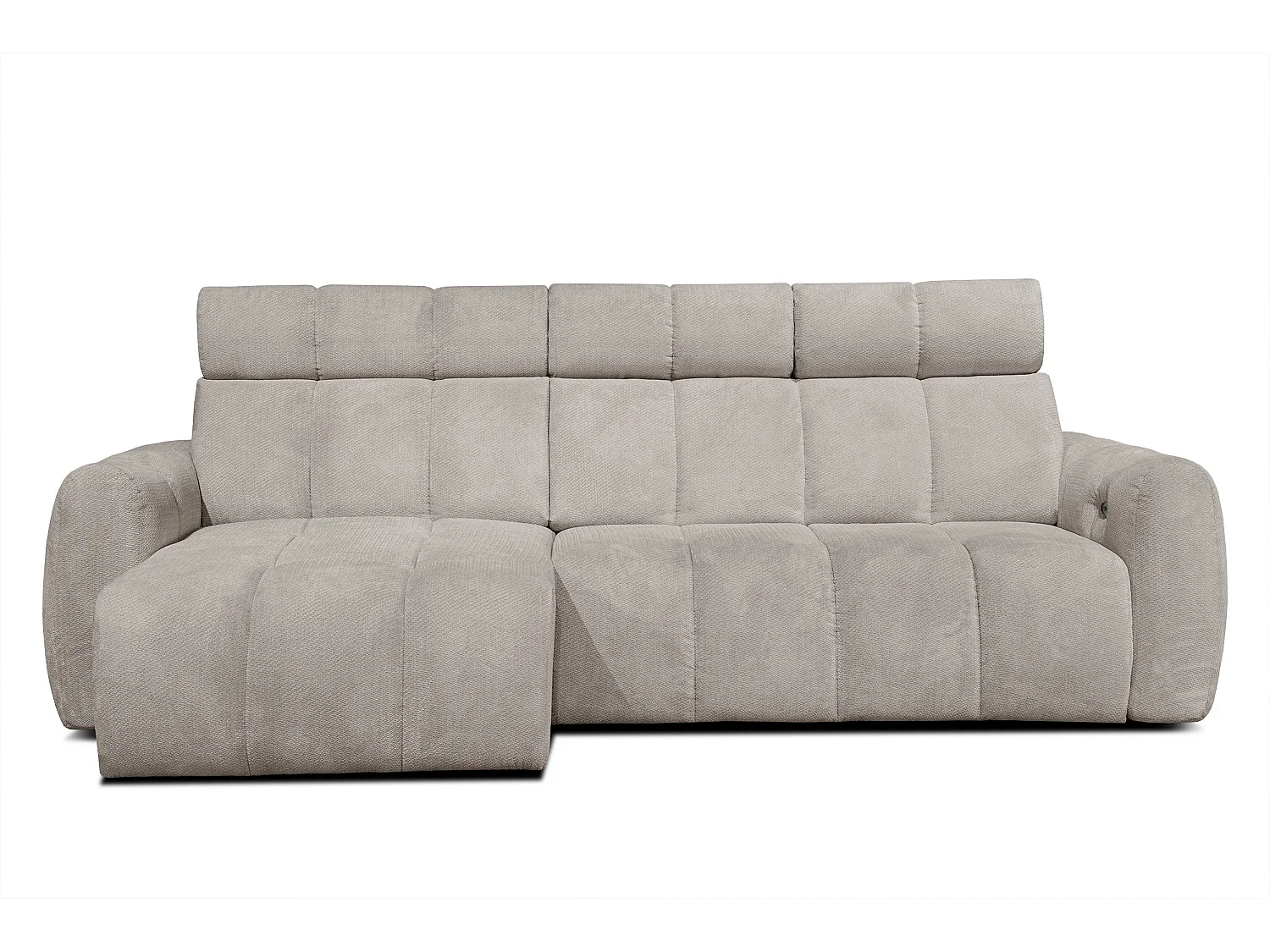 CANAPÉ D'ANGLE KIMI 3 places, tissu