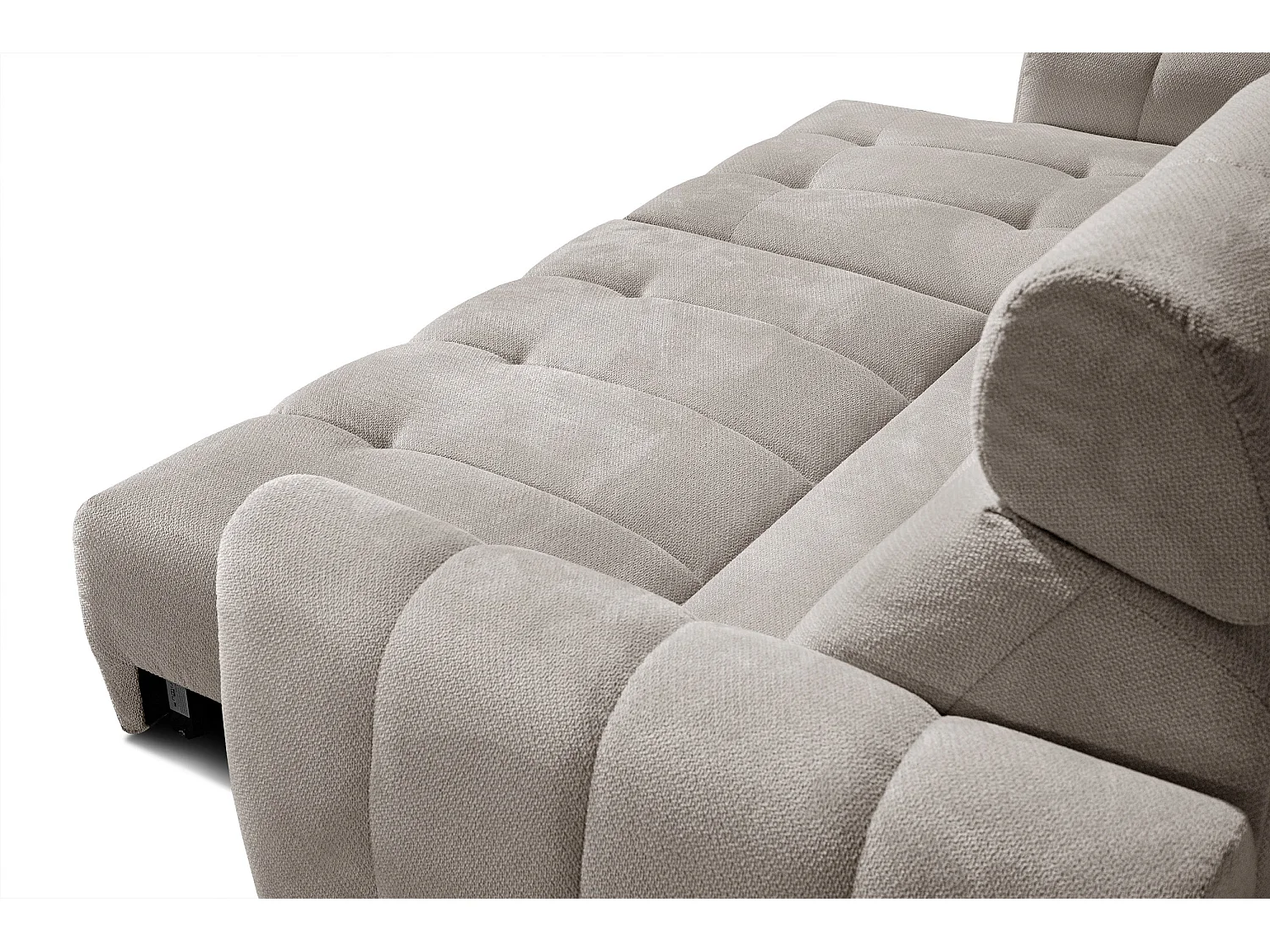 CANAPÉ D'ANGLE KIMI 3 places, tissu