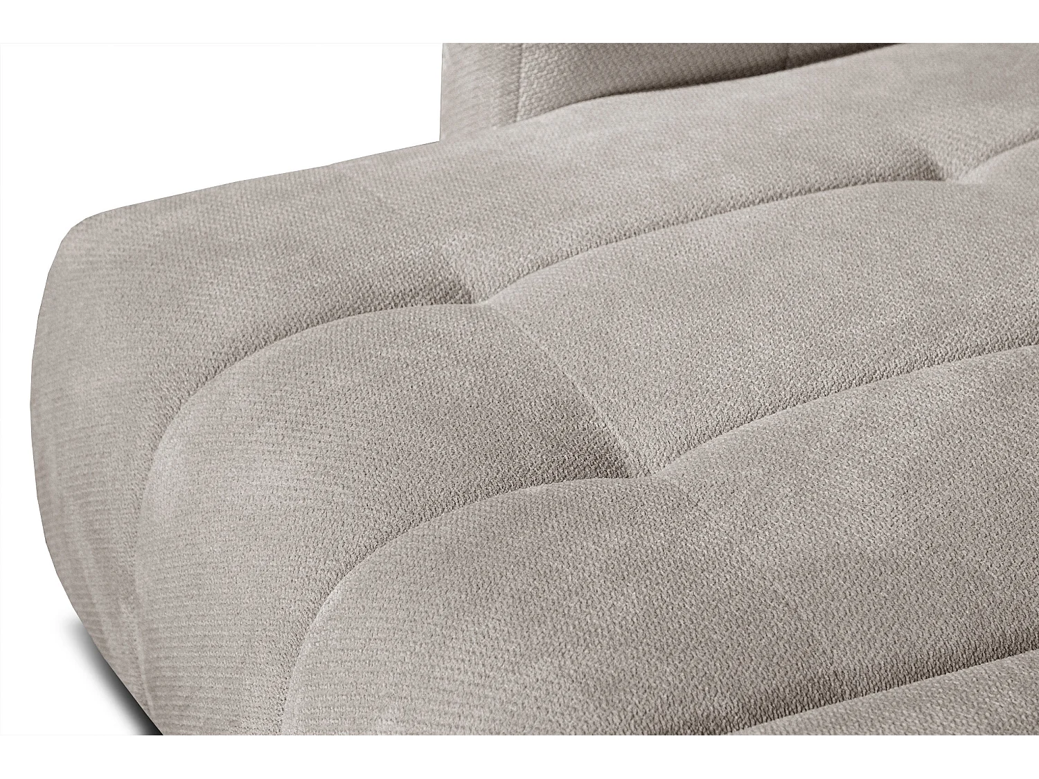 CANAPÉ D'ANGLE KIMI 3 places, tissu