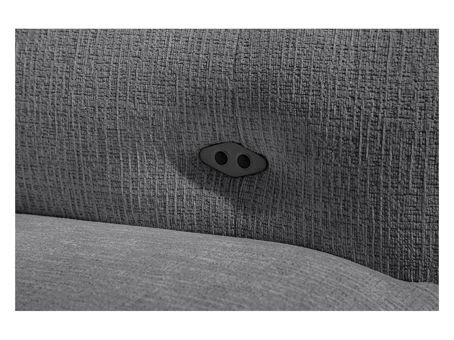 SVEN 3-Sitzer-Ecksofa, 1 Relax XL, verstellbare Kopfstützen, dunkelgrau
