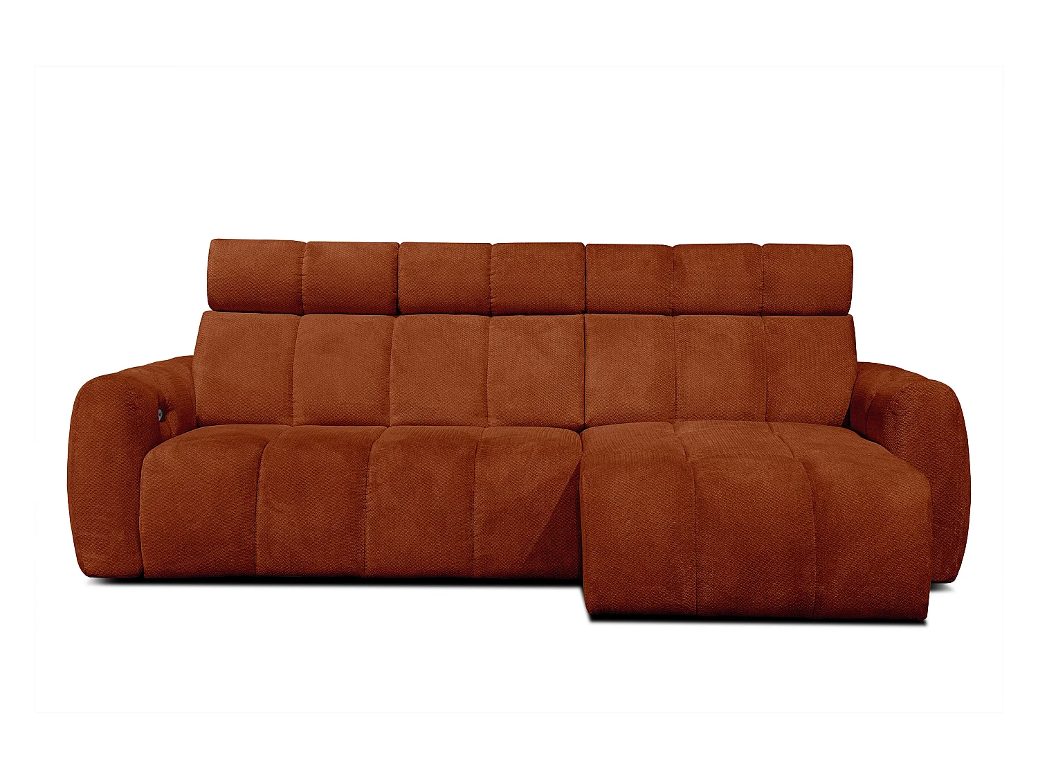 CANAPÉ D'ANGLE KIMI 3 places, tissu