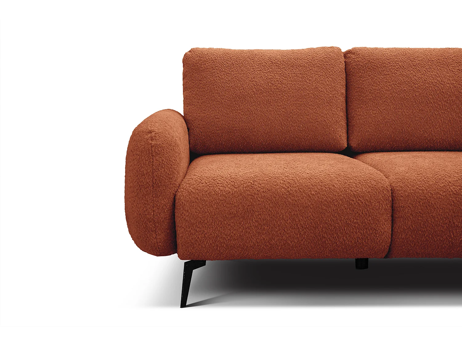 FEBE 2-Sitzer-Sofa, dunkelorange