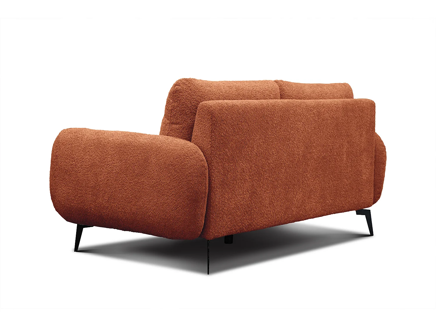 FEBE 2-Sitzer-Sofa, dunkelorange