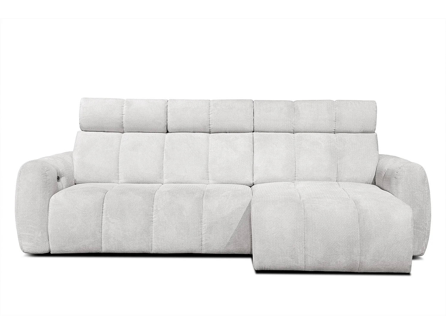 CANAPÉ D'ANGLE KIMI 3 places, tissu