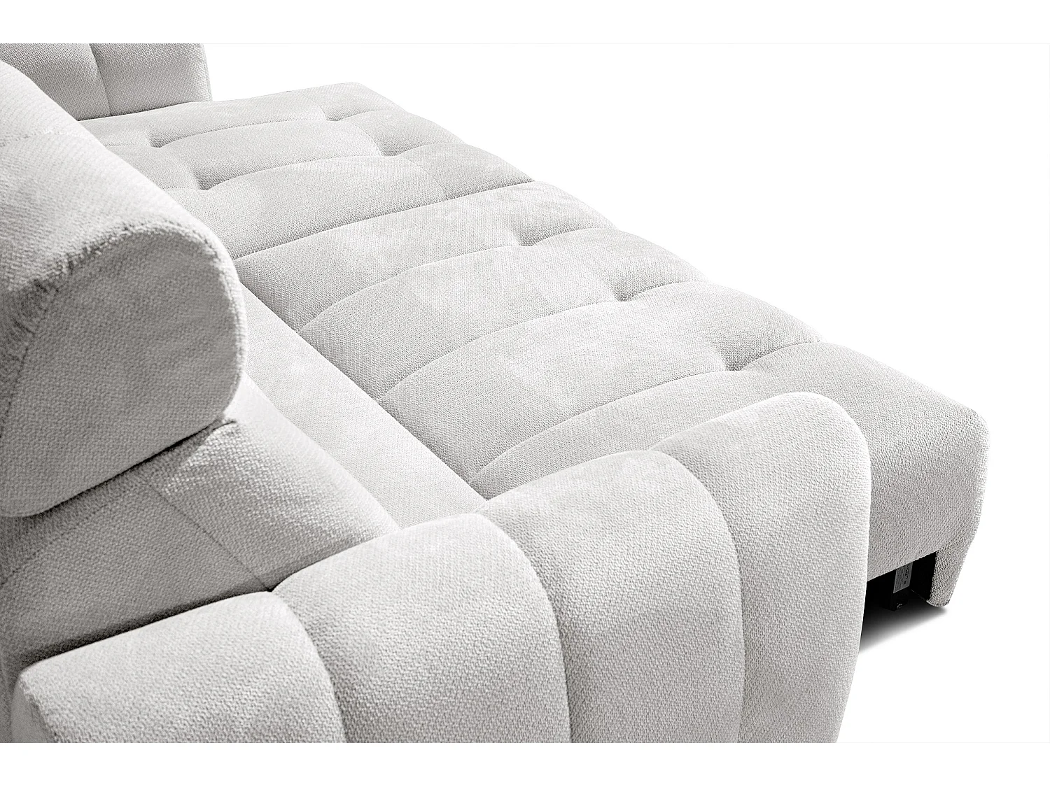 CANAPÉ D'ANGLE KIMI 3 places, tissu