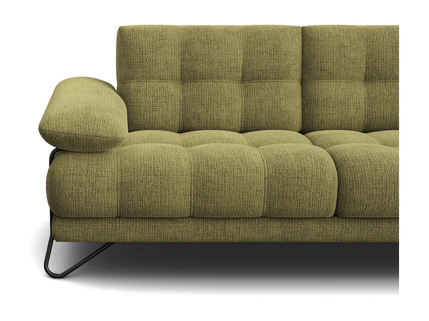 BUBBARA 2,5-Sitzer-Sofa, olivgrün