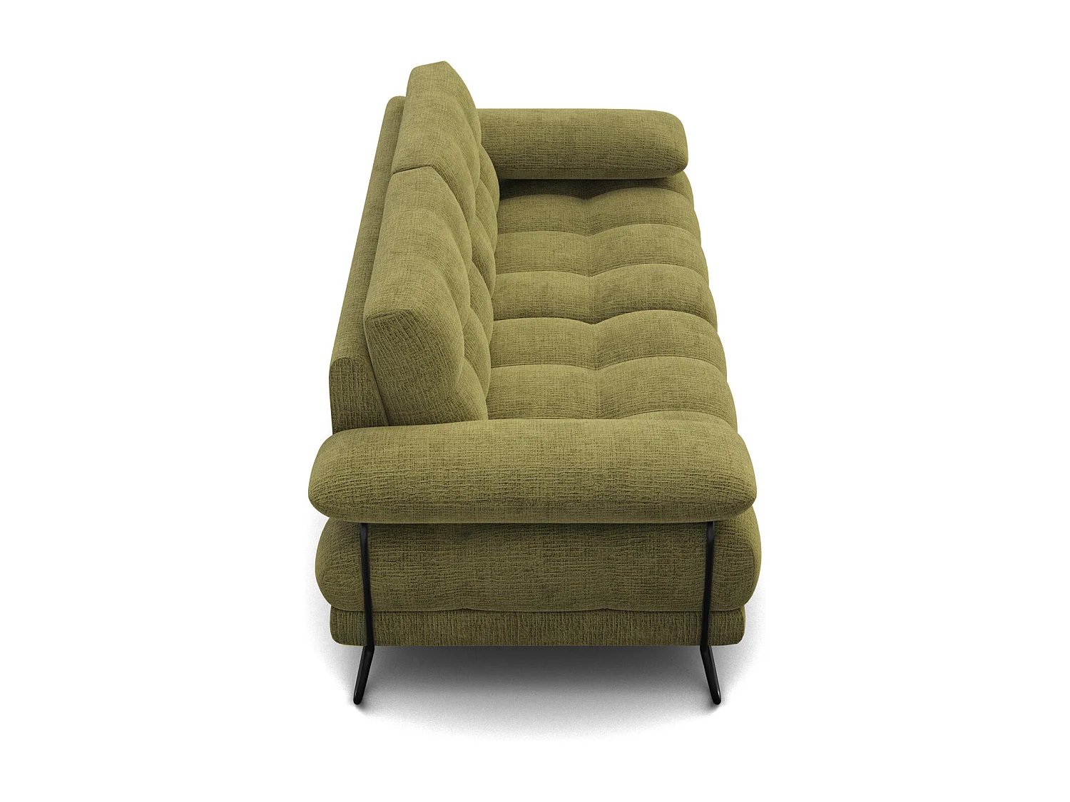 BUBBARA 2,5-Sitzer-Sofa, olivgrün