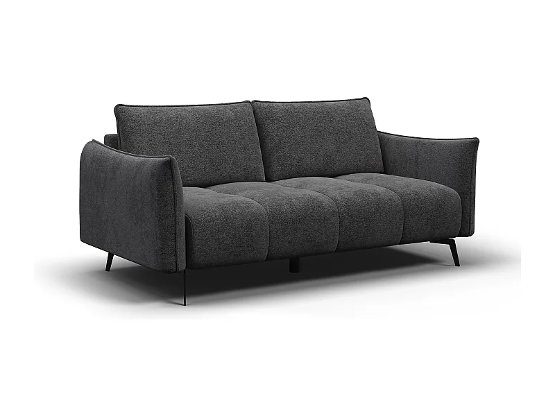 CANAPE AERA 2,5 places, gris foncé