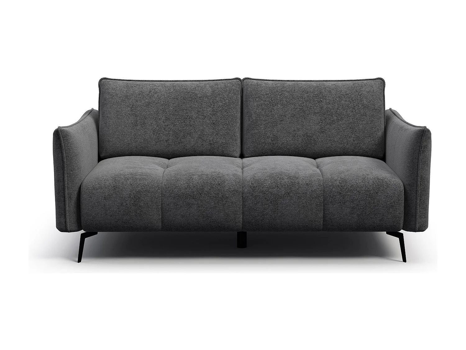 CANAPE AERA 2,5 places, gris foncé